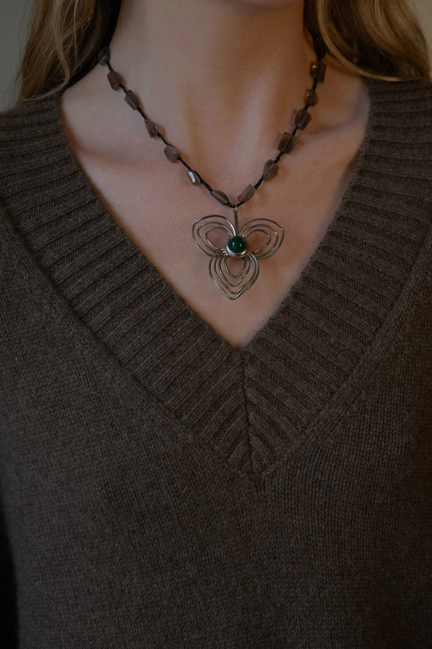 Vintage German Filigree Pendant