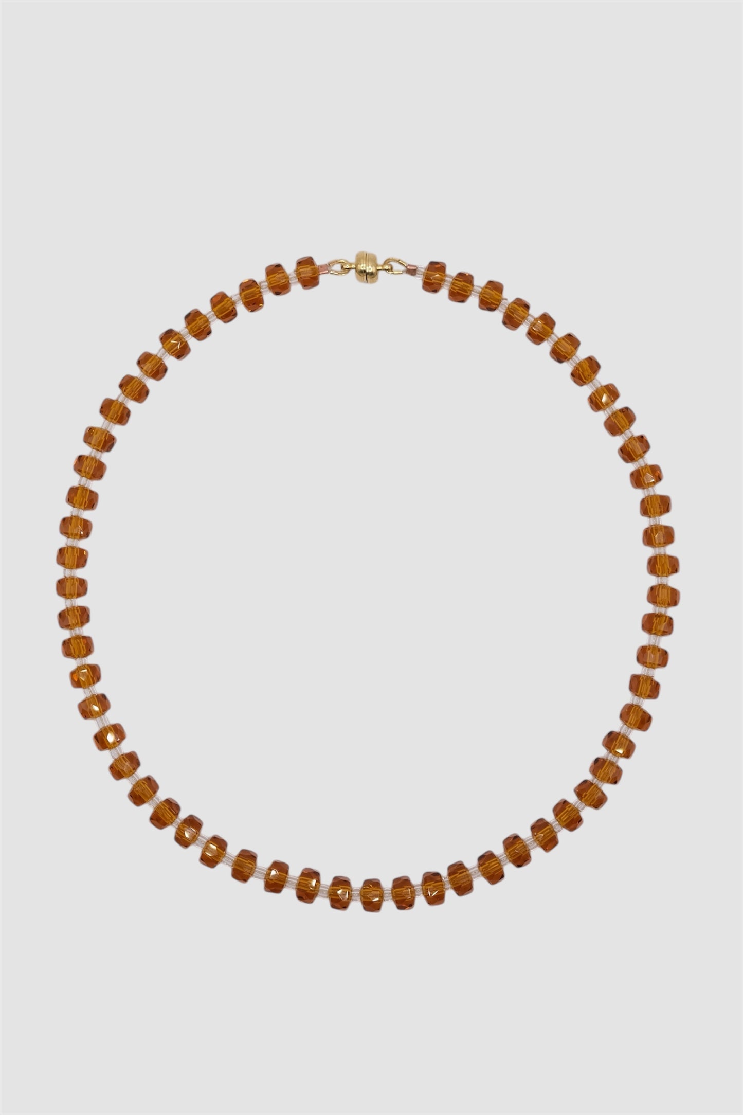 Amber Glass Necklace