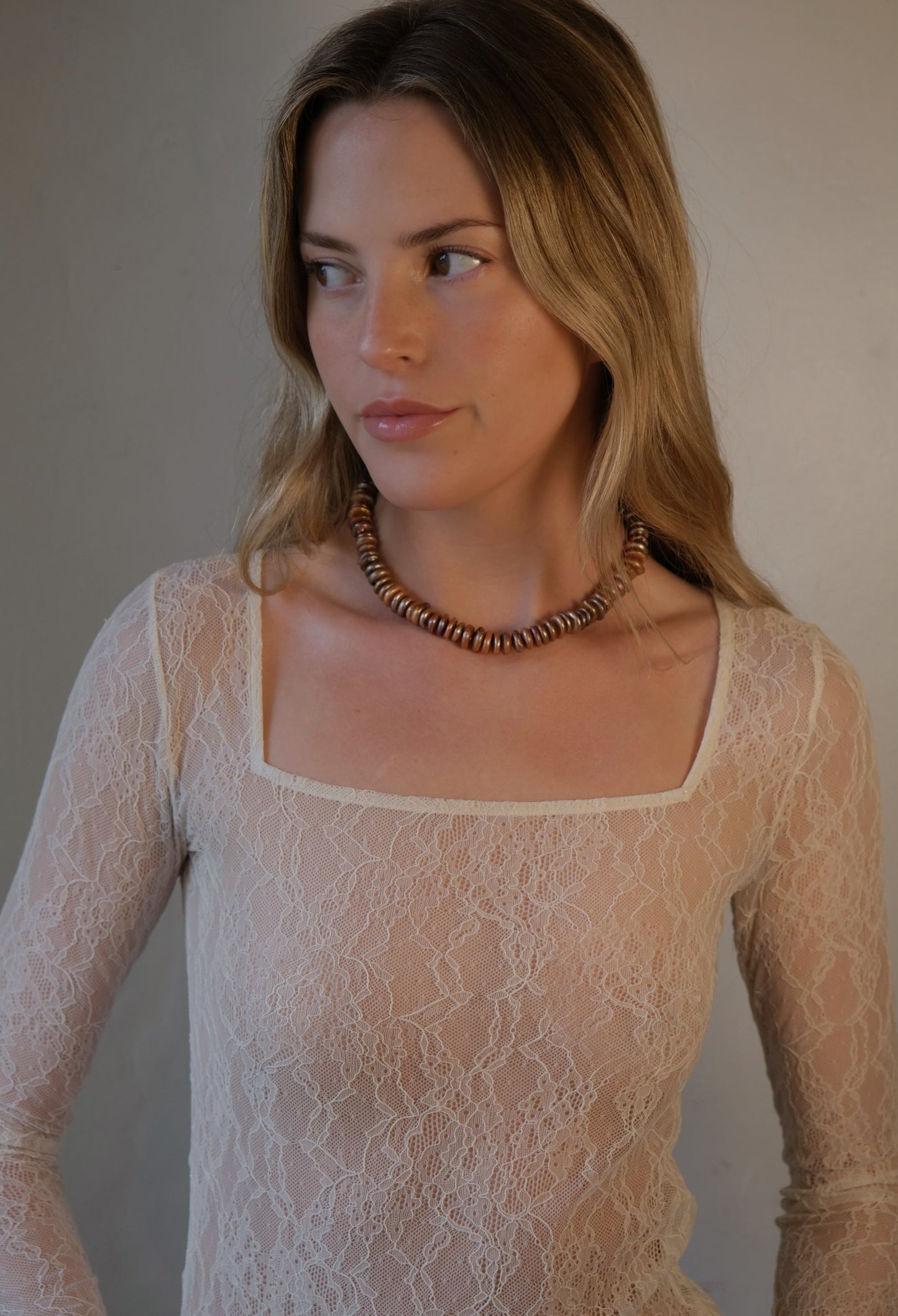 Chocolate Freshwater Pearl Necklace