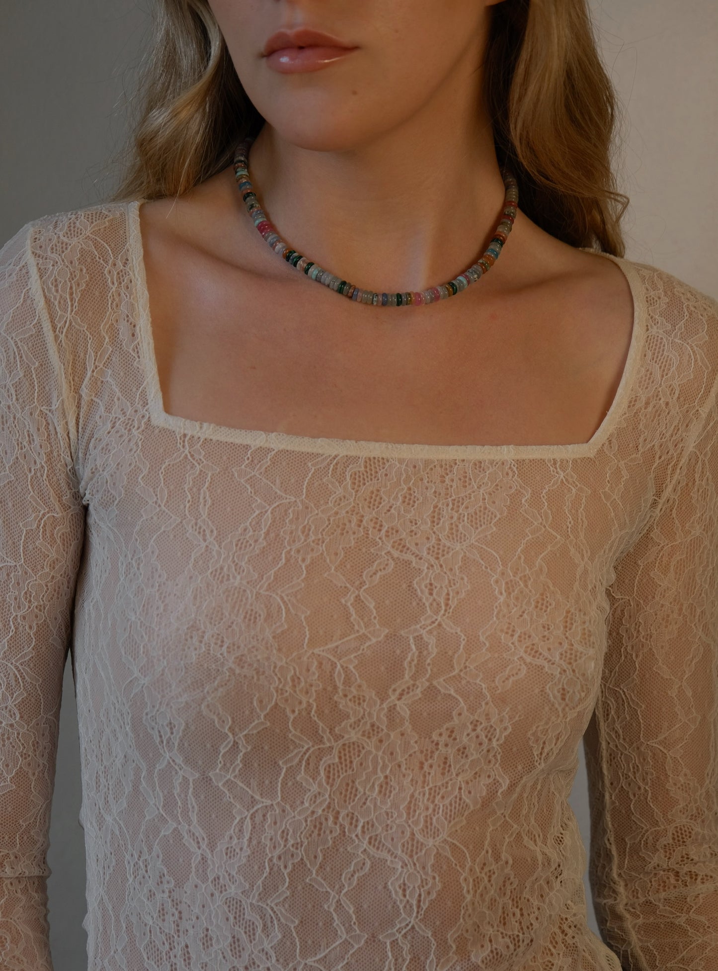 Rainbow Gemstone Necklace