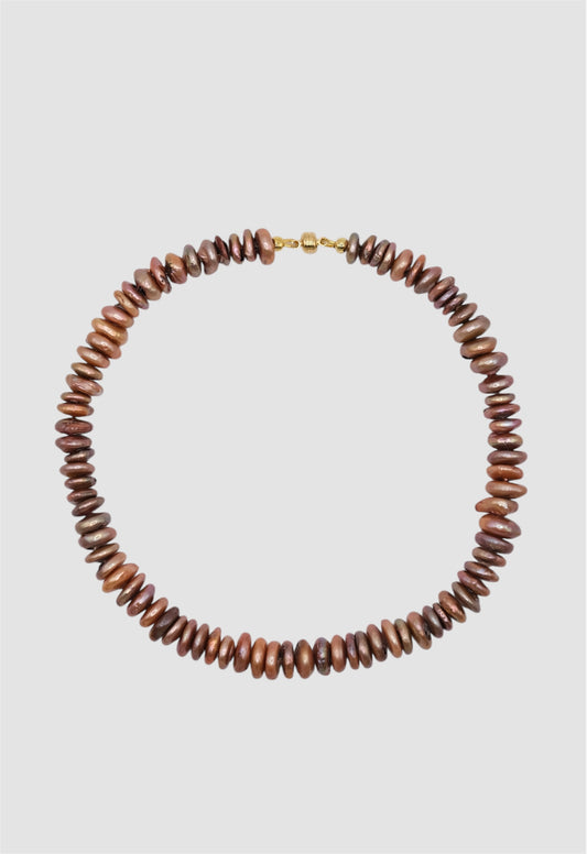 Chocolate Freshwater Pearl Necklace