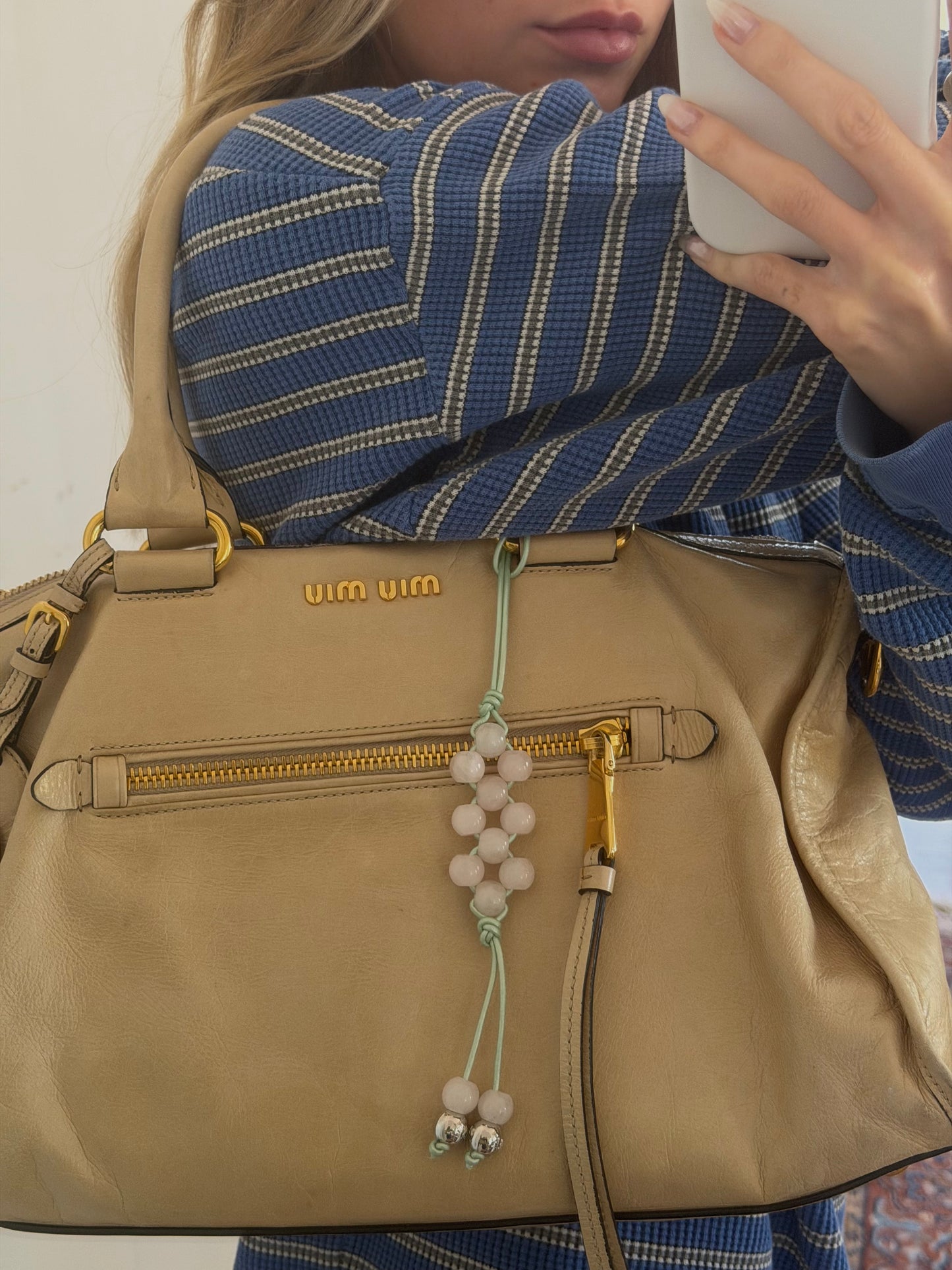 LYEA Gemstone Beaded Bag Charm