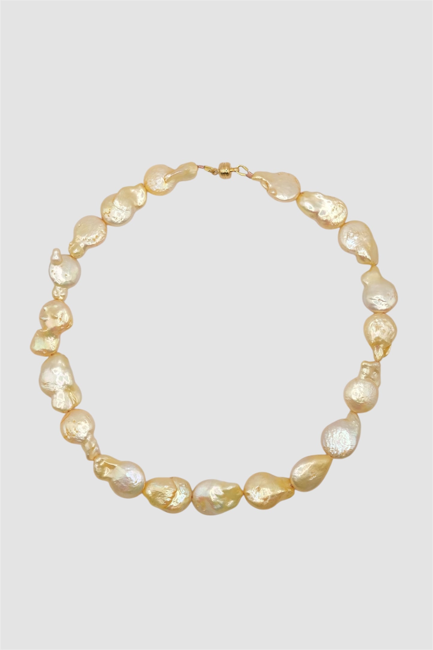Yellow Freshwater Pearl Necklace