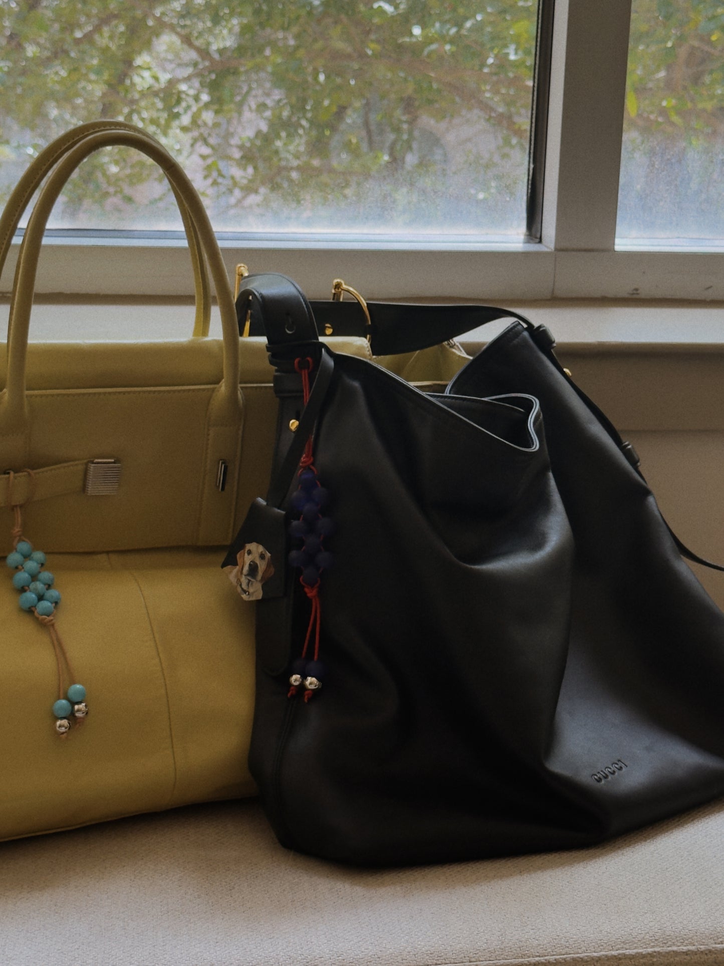 LYEA Gemstone Beaded Bag Charm