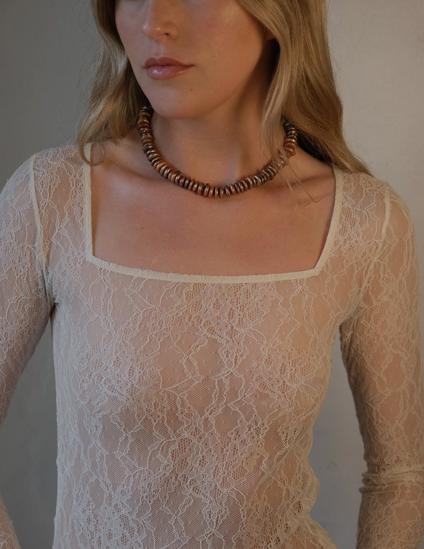 Chocolate Freshwater Pearl Necklace
