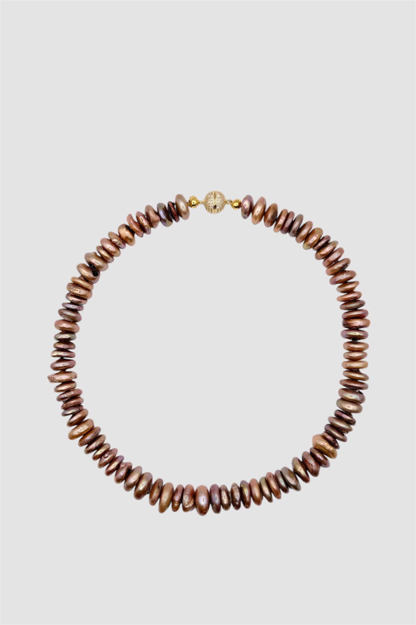 Chocolate Freshwater Pearl Necklace